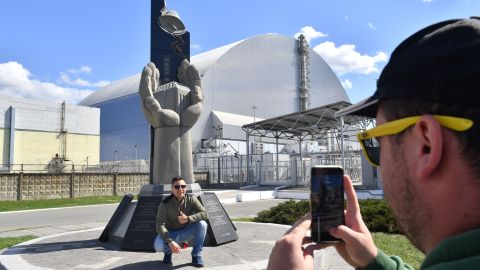 The radar, like the nearby Chernobyl Nuclear Power Plant, are now tourist attractions. 