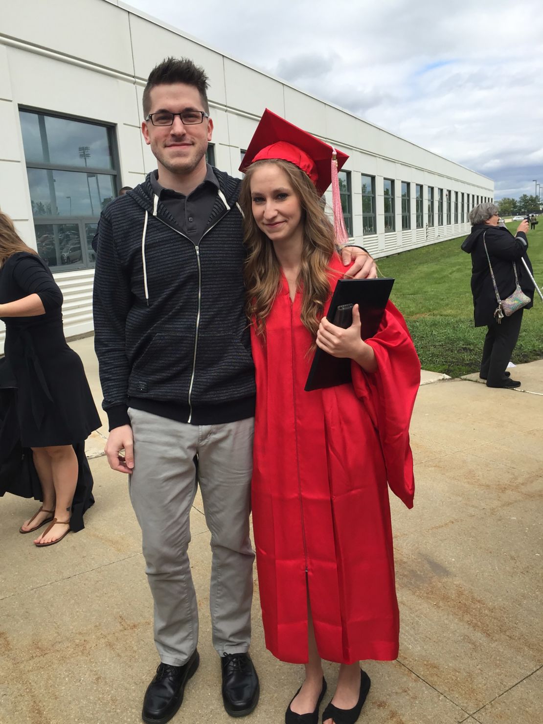 Josh Nerius contracted measles in May 2016 at a graduation ceremony.