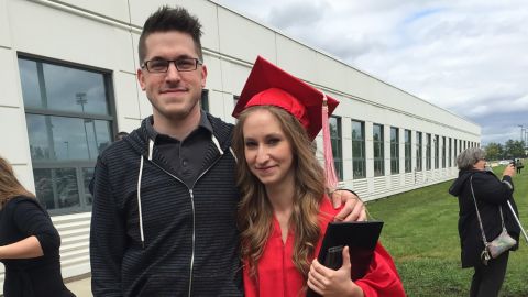 Josh Nerius contracted measles in May 2016 at a graduation ceremony. 