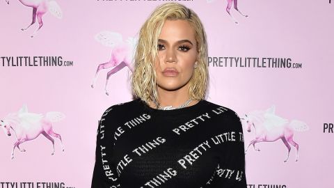 Khloé Kardashian attends the PrettyLittleThing LA Office Opening Party on February 20, 2019, in Los Angeles.