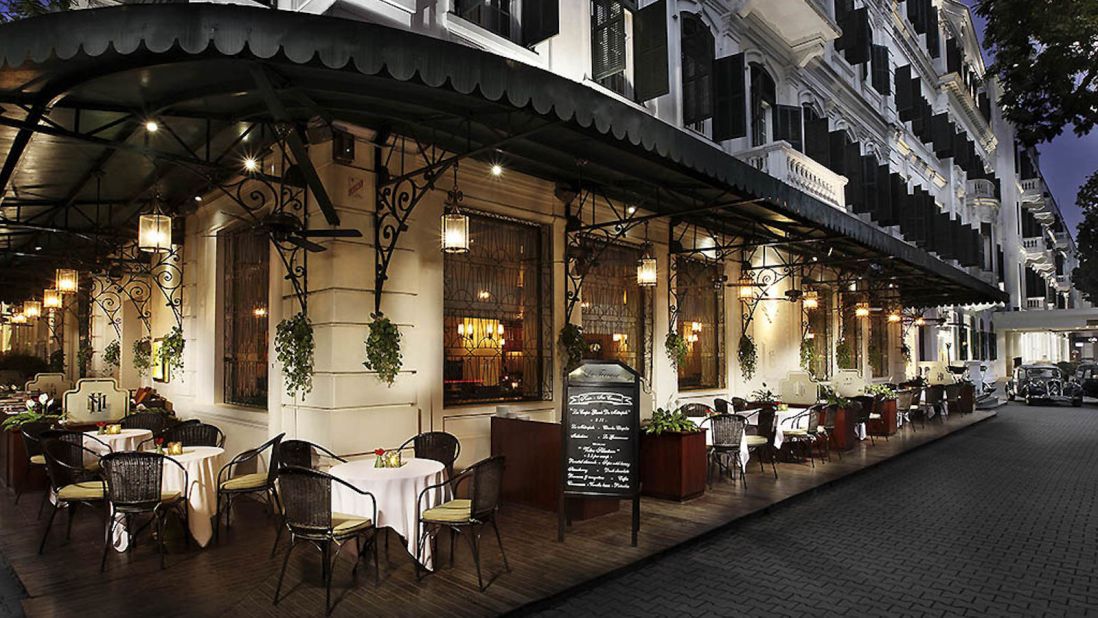 <strong>La Terrasse: </strong>inspired by Parisian al fresco brasseries, La Terrasse invites visitors to sit outside amidst the heart of Hanoi's bustling urban life. 