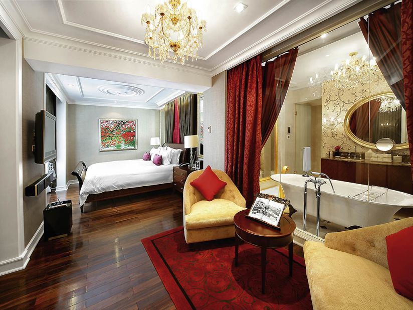 <strong>Grand Prestige Suite: </strong>The Sofitel Legend Metropole's Grand Prestige Suite is 176 square meters. Located in the Opera wing, it comes with an Individual spa room and a dining area for eight persons.