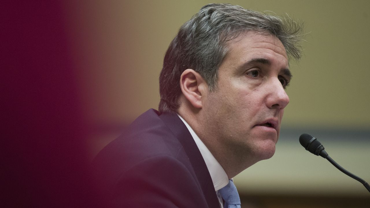 Michael Cohen, President Donald Trump's former lawyer, testifies before the House Oversight and Reform Committee, on Capitol Hill, Wednesday, Feb. 27, 2019, in Washington. (AP Photo/Alex Brandon)