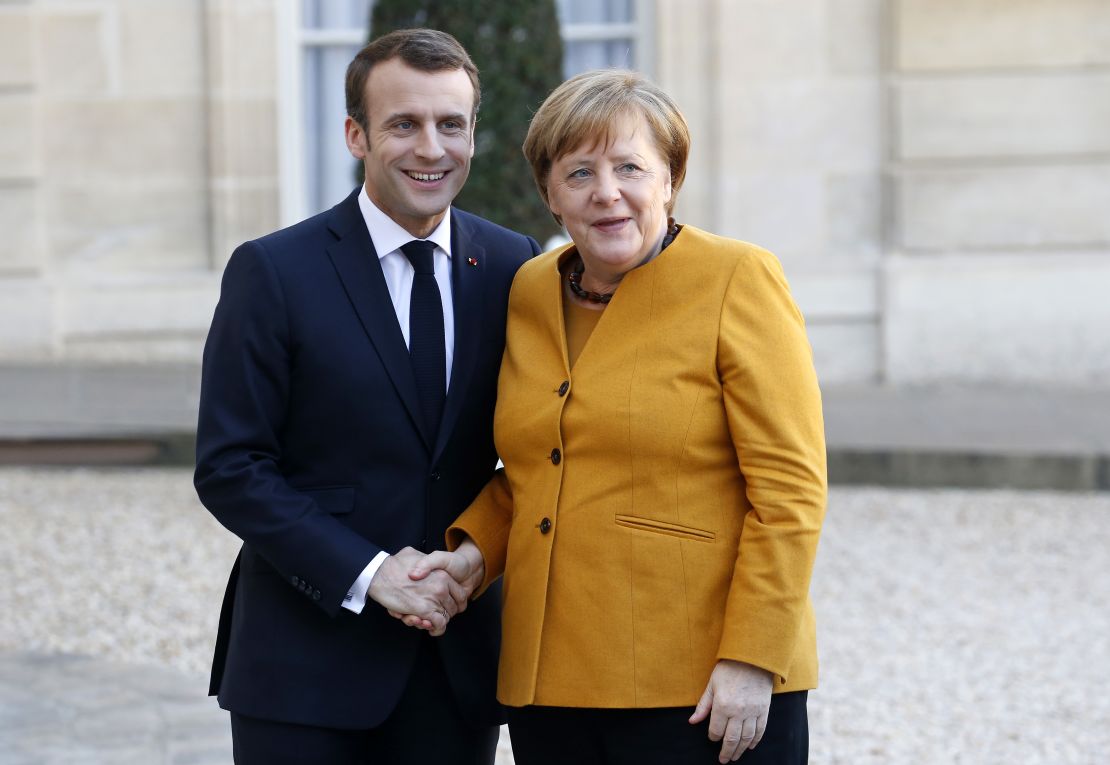 French President Emmanuel Macron and German Chancellor Angela Merkel must decide on any request on a Brexit extension.