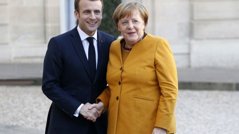 French President Emmanuel Macron and German Chancellor Angela Merkel must decide on any request on a Brexit extension.