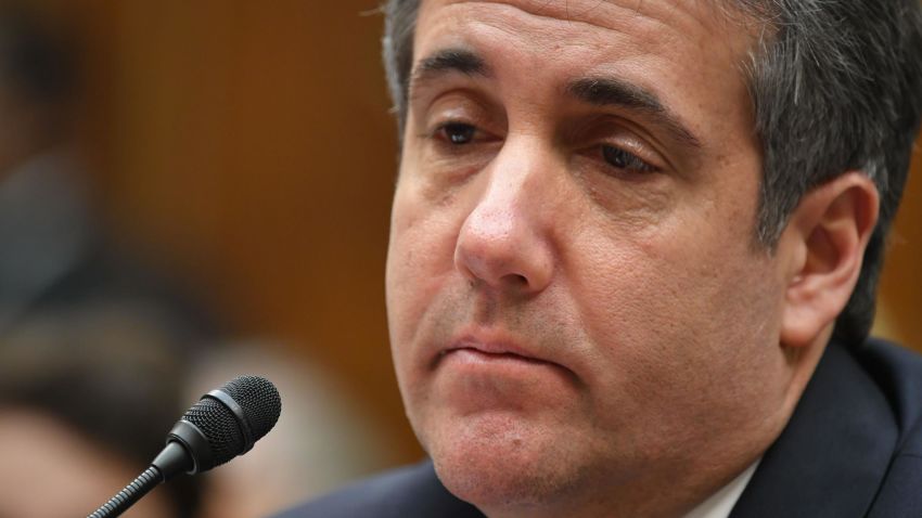 Michael Cohen, US President Donald Trump's former personal attorney, testifies before the House Oversight and Reform Committee in the Rayburn House Office Building on Capitol Hill in Washington, DC on February 27, 2019. (Photo by MANDEL NGAN / AFP)        (Photo credit should read MANDEL NGAN/AFP/Getty Images)