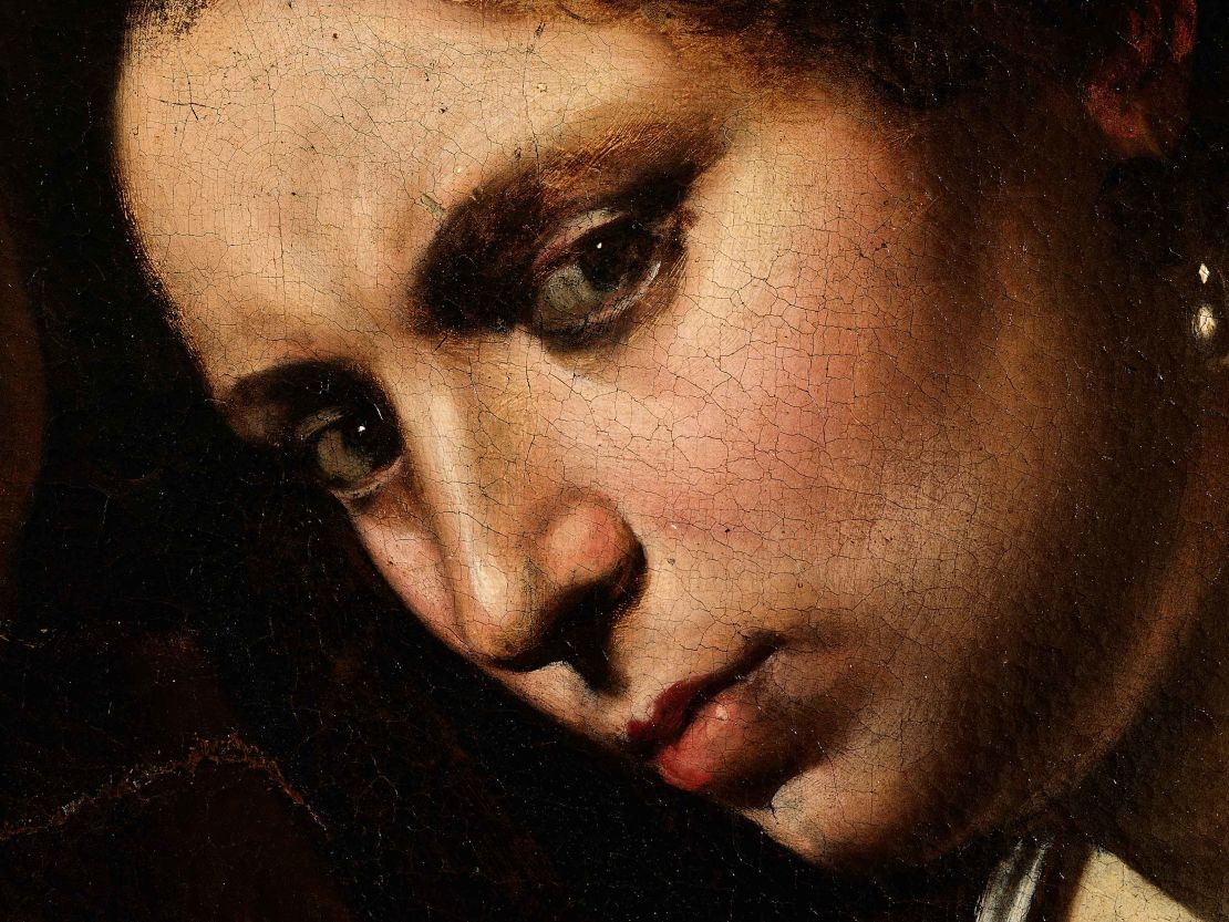 Detail from 'Judith and Holofernes', a 1607 Caravaggio painting.