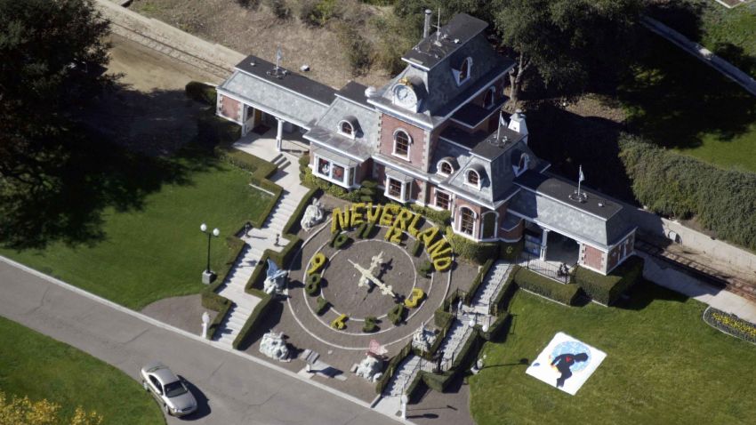 LOS OLIVOS, CA - NOVEMBER 18: Michael Jackson's Neverland Ranch is shown November 18, 2003 outside of Santa Barbara, California. Police armed with a search warrant swarmed Jackson's sprawling home in the Santa Ynez Valley. One media report said the warrant was tied to allegations brought by a 12-year-old boy. (Photo by Frazer Harrison/Getty Images)