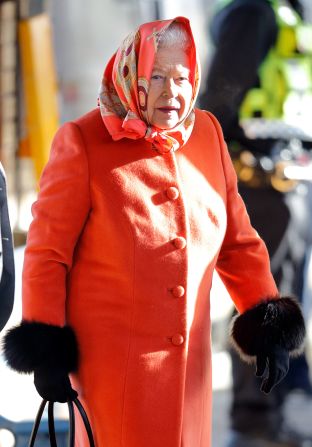 February 7, 2018: Queen Elizabeth boards a train at King's Lynn Station to return to London after her Christmas break at Sandringham House.