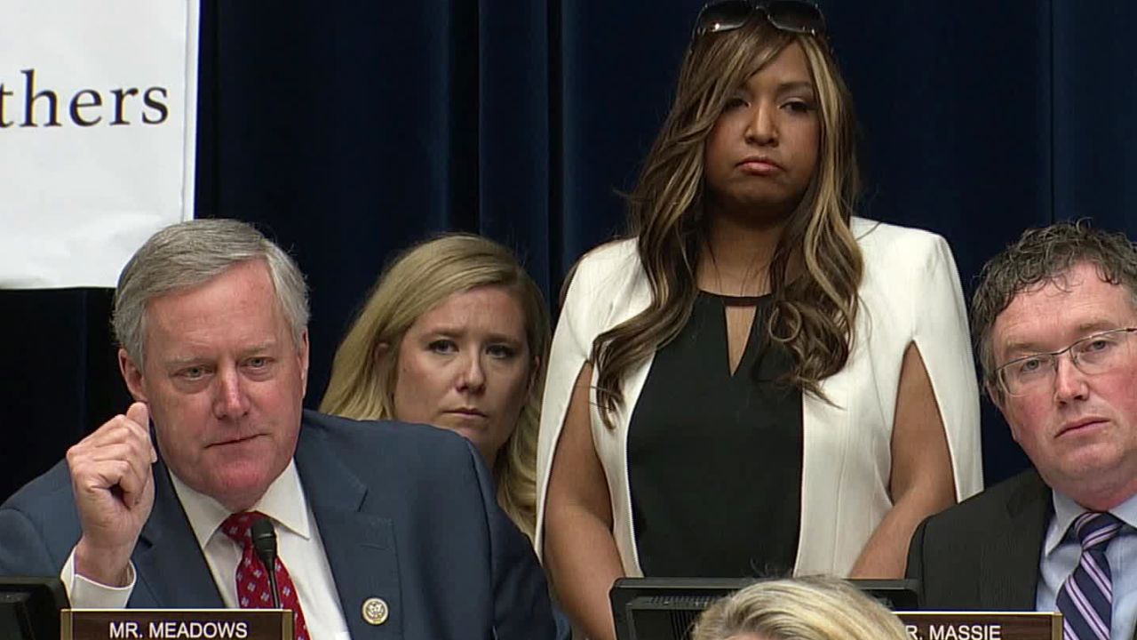 Rep. Mark Meadows and Lynne Patton