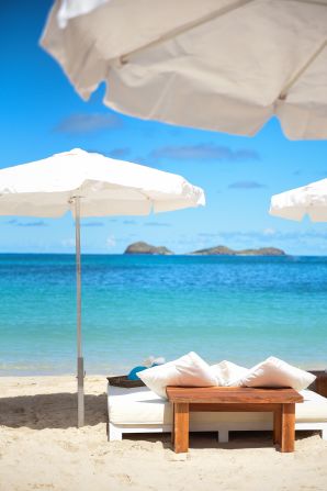 <strong>Nikki Beach Saint Barth:</strong>The sought-after beach club on Saint-Jean Beach has good food, too. 