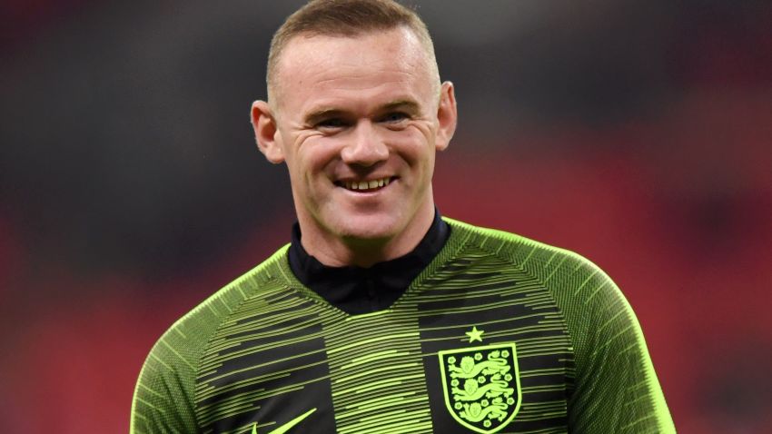LONDON, ENGLAND - NOVEMBER 15:  Wayne Rooney of England looks on prior to the International Friendly match between England and United States at Wembley Stadium on November 15, 2018 in London, United Kingdom.  (Photo by Shaun Botterill/Getty Images)