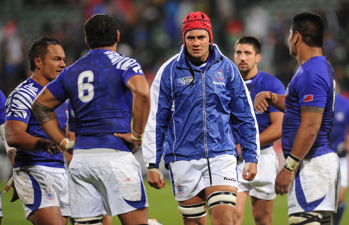 Daniel Leo was capped 39 times by Samoa during a ten-year international career. He is now chief executive of Pacific Rugby Players Welfare (PRPW).