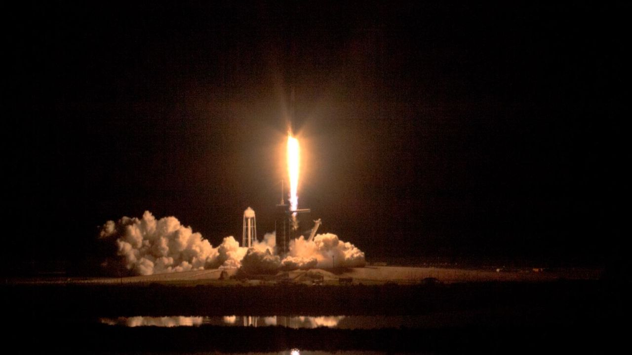 A two-stage SpaceX Falcon 9 rocket lifts off from Launch Complex 39A at NASA's Kennedy Space Center in Florida for Demo-1, the first uncrewed mission of the agency's Commercial Crew Program. Liftoff was at 2:49 a.m., March 2, 2019. The SpaceX Crew Dragon's trip to the International Space Station is designed to validate end-to-end systems and capabilities, leading to certification to fly crew. NASA has worked with SpaceX and Boeing in developing the Commercial Crew Program spacecraft to facilitate new human spaceflight systems launching from U.S. soil with the goal of safe, reliable and cost-effective access to low-Earth orbit destinations, such as the space station.