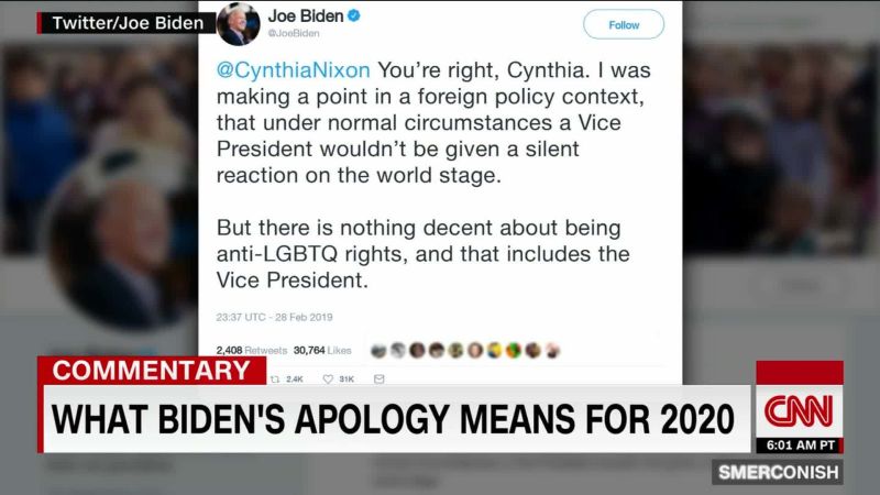 Comment: What Biden’s Apology Means For 2020 | CNN