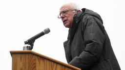 US Senator Bernie Sanders addresses a rally to kick off his 2020 US presidential campaign on March 2, 2019 in the Brooklyn borough of New York City. (Photo by Johannes EISELE / AFP)        (Photo credit should read JOHANNES EISELE/AFP/Getty Images)