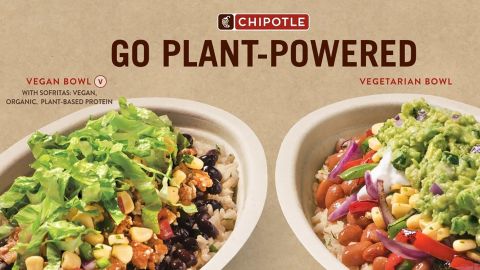 Chipotle's plant-powered lifestyle bowls