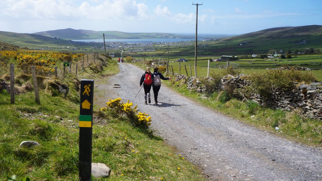 Ireland's Dingle Way trail can be completed in around eight days.