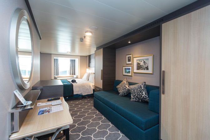 <strong>Best cabins, large ship: </strong>Royal Caribbean's Harmony of the Seas earned the No. 1 slot for best cabins among large ships.