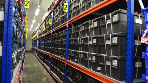 Nearly a million seed samples are stored in the Svalbard Global Seed Vault.