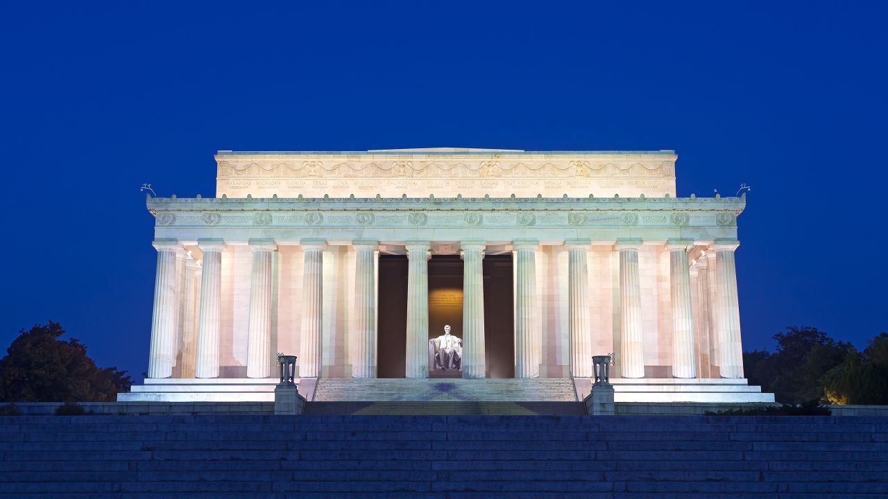 <strong>5. Lincoln Memorial, Washington, D.C.:</strong> There are 16 sites associated with President Abraham Lincoln's legacy. 