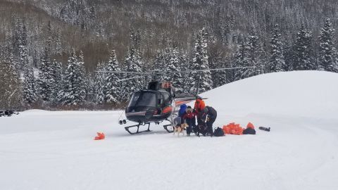 More than two dozen people joined the search for a missing backcountry skiier who died in an avalanche in Telluride, Colorado.