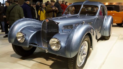 The latest Bugatti is designed to recall the Type 57 SC Atlantic of the 1930s. 