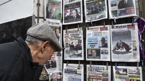 Bouteflika's intention to run for a fifth term despite health issues has dominated headlines and sparked mixed emotions in Algeria. 