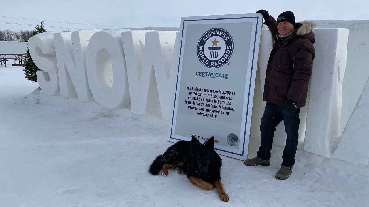 Clint Masse with proof of his Guinness World Record.