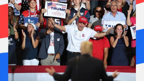 Donald Trump's bravado and cult of personality invigorate his fan base.
