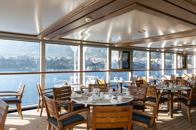 <strong>Best dining, mid-size ship: </strong>Oceania's Riviera was ranked first for dining among mid-size ships.