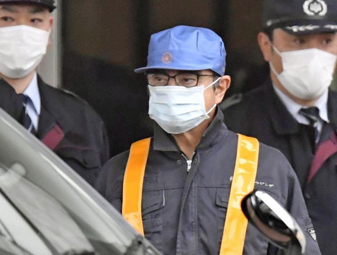 Carlos Ghosn, disguised as a construction worker