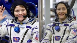 Left: NASA astronaut Anne McClain; Right: NASA Astronaut Christina H. Koch