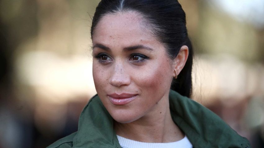 RABAT, MOROCCO - FEBRUARY 25:  Meghan, Duchess of Sussex visits the Moroccan Royal Federation of Equitation Sports on February 25, 2019 in Rabat, Morocco. The Duke and Duchess of Sussex are on a three day visit to the country. (Photo by Hannah Mckay - Pool / Getty Images)