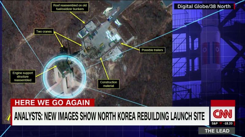 Expert New Images Show North Korea Rebuilding Launch Site Cnn 