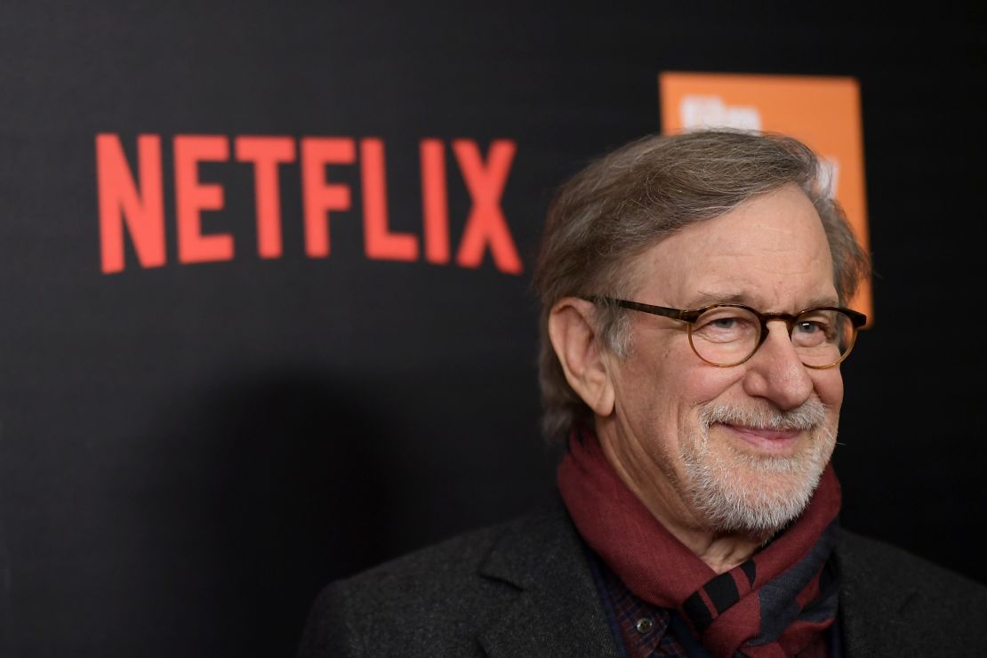 Steven Spielberg attends a Netflix event in 2017.