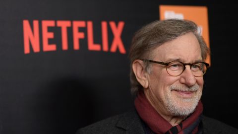 Steven Spielberg attends a Netflix event in 2017.