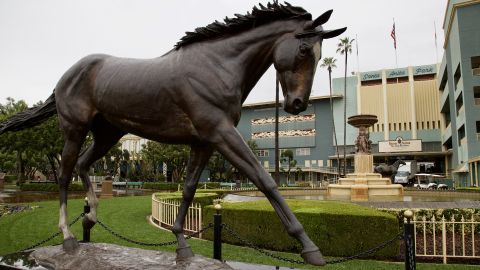 Santa Anita is one of the busiest race tracks in the nation. 