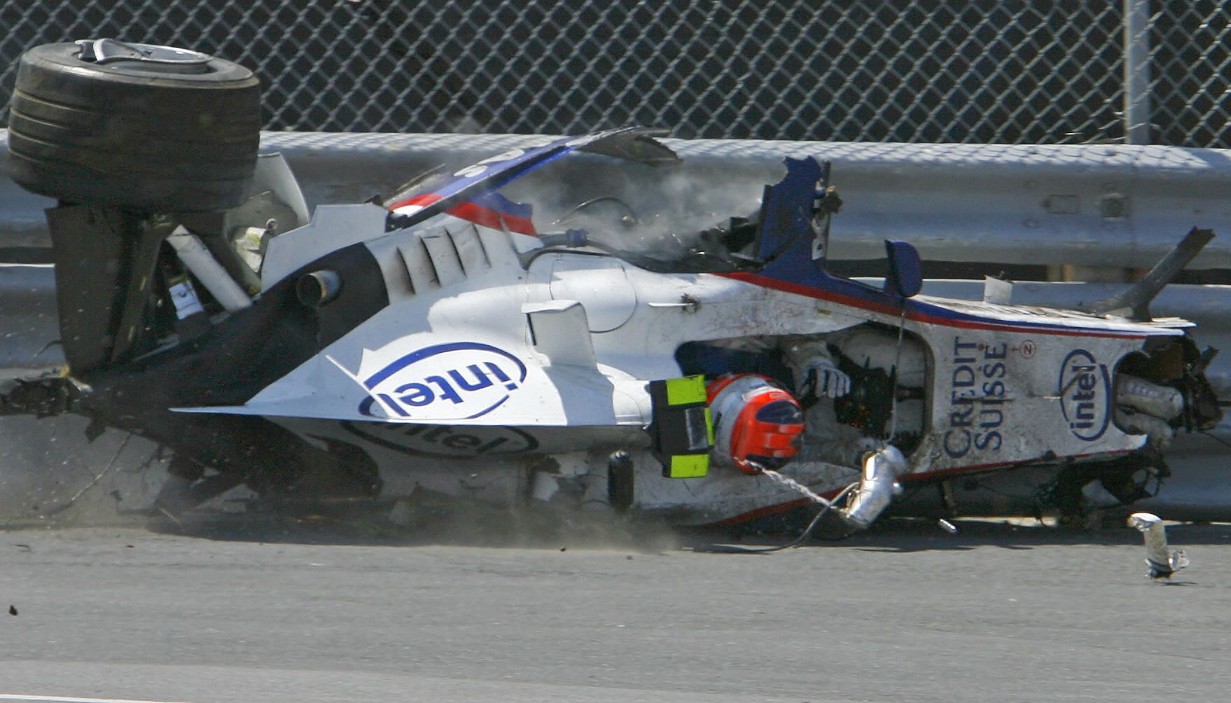 It was at the same circuit the previous year that he suffered a dramatic high-speed crash only to walk away relatively unscathed.