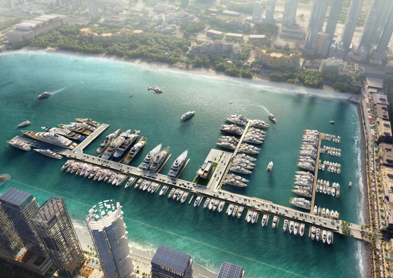A render of the upcoming Dubai Harbour, set to open in 2020.