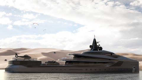 The diesel-electric Esquel fits a contemporary trend of superyachts that can function as marine laboratories as well as a vacation vessel for high net-worth individuals. Oceanco say it's "ideal for couples or friends who want to take a 'gap year' from their everyday routine."
