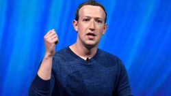 Facebook's CEO Mark Zuckerberg delivers his speech during the VivaTech (Viva Technology) trade fair in Paris, on May 24, 2018. (Photo by GERARD JULIEN / AFP) (Photo credit should read GERARD JULIEN/AFP/Getty Images)