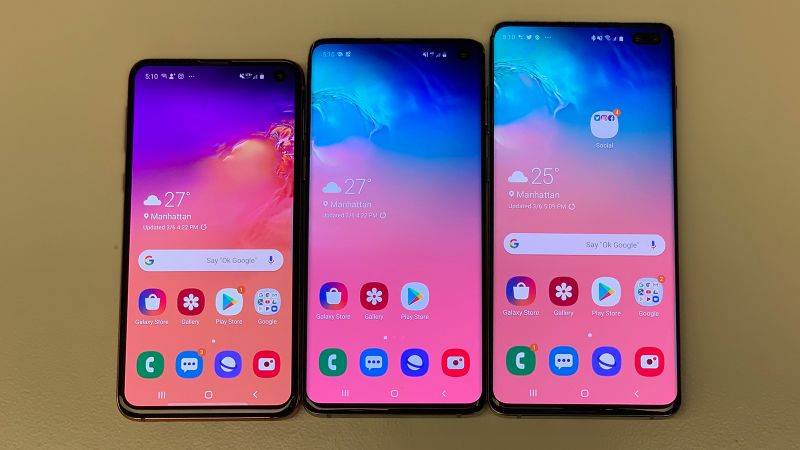 difference between samsung galaxy s10 and s10e