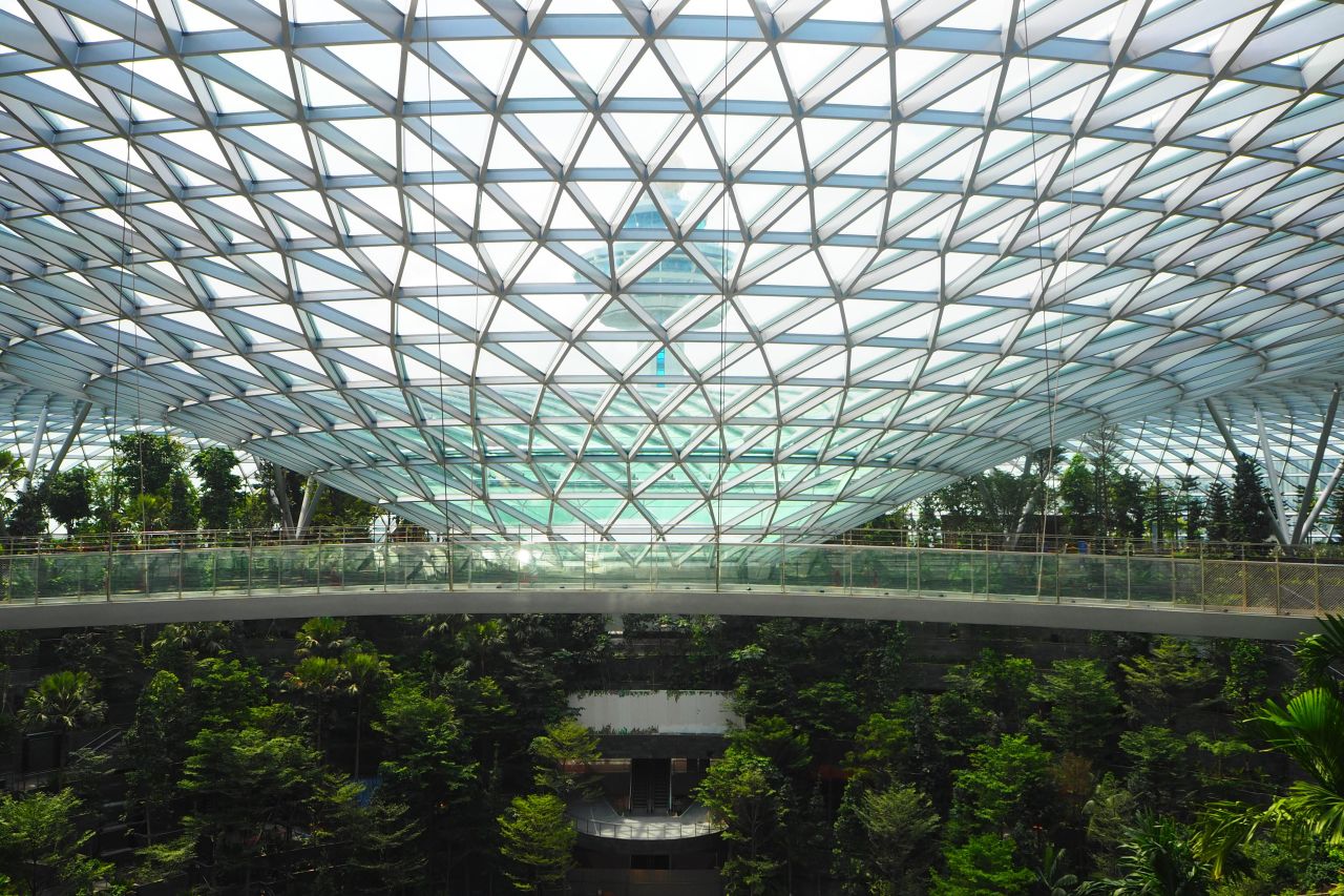 <strong>Singapore: </strong>Singapore's Changi Airport recently added the Jewel, $1.25 billion mixed-used space featuring an indoor waterfall, gardens, walking paths and more.
