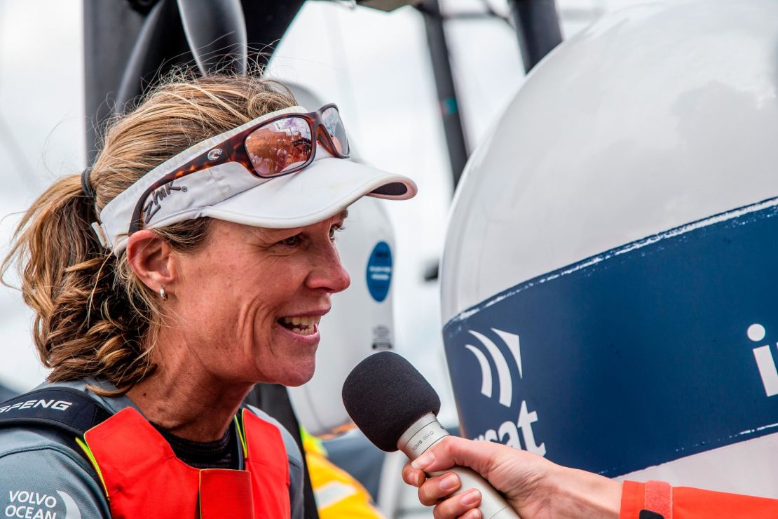 Carolijn Brouwer won the Volvo Ocean Race with Dongfeng Race Team last year.
