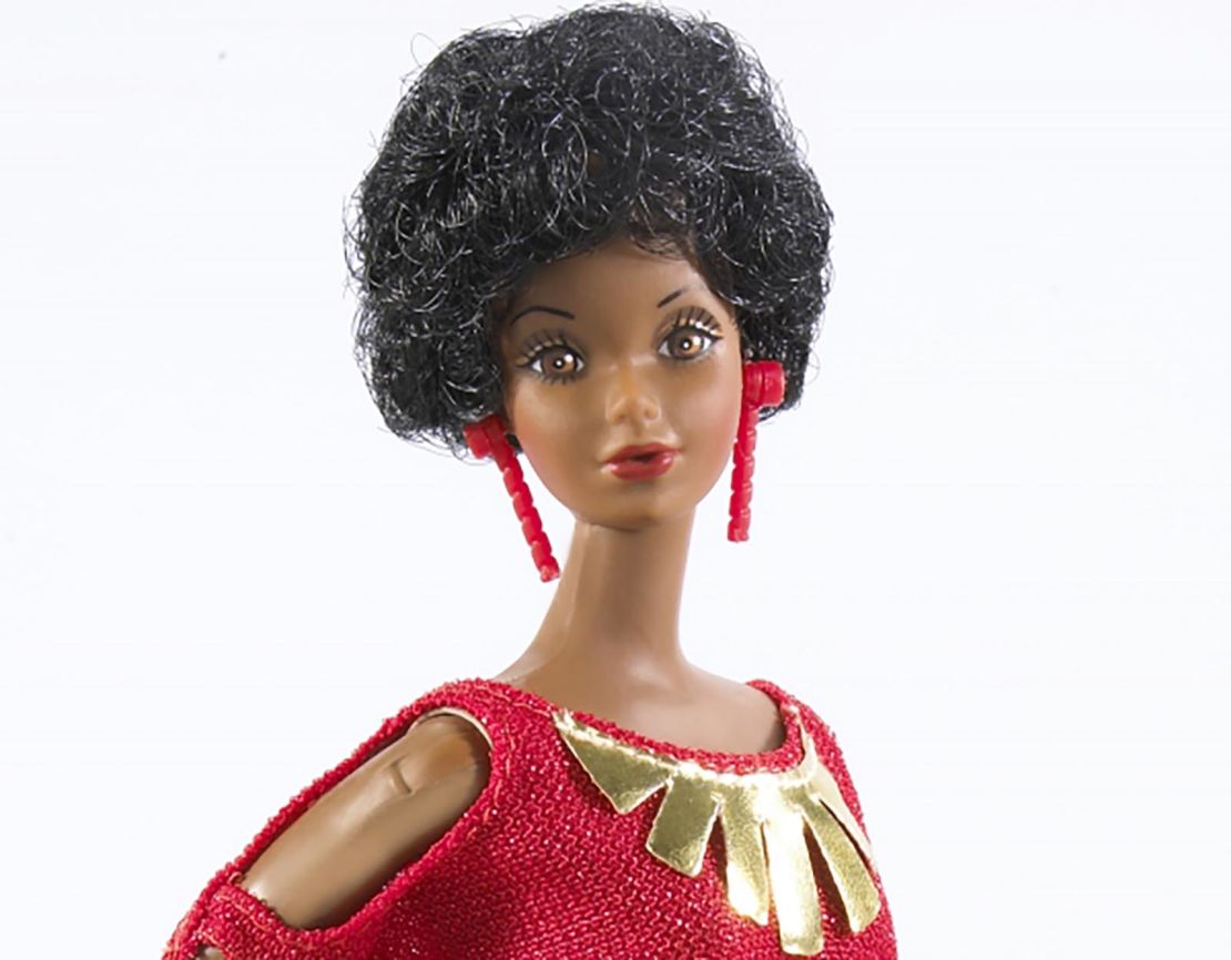 The first black Barbie was released in 1980.