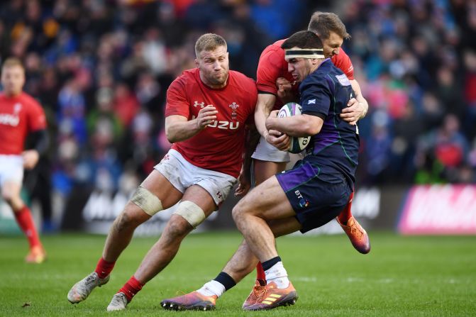 Wales moved within one win of the Grand Slam title after a hard-fought victory over Scotland. The hosts piled on the pressure in the second half but the Welsh defense managed to resist. 