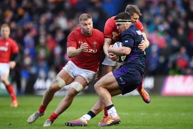 Wales moved within one win of the Grand Slam title after a hard-fought victory over Scotland. The hosts piled on the pressure in the second half but the Welsh defense managed to resist. 