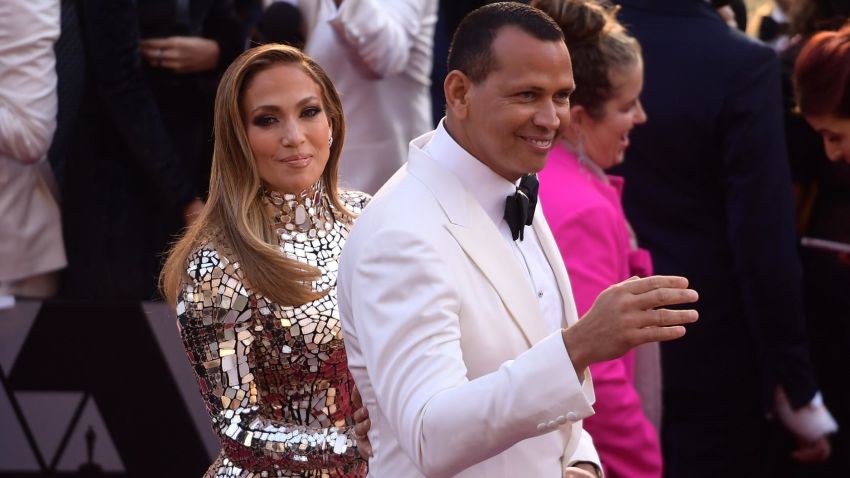 HOLLYWOOD, CALIFORNIA - FEBRUARY 24: (L-R) Jennifer Lopez and Alex Rodriguez attend the 91st Annual Academy Awards at Hollywood and Highland on February 24, 2019 in Hollywood, California. (Photo by Matt Winkelmeyer/Getty Images)