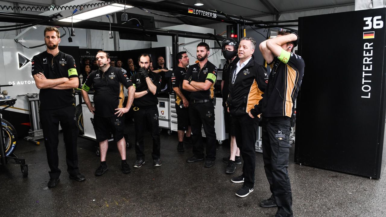 Andre Lotterer's Techeetah team react to the late controversy. 